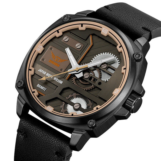 Quartz Watch Waterproof Men's Waterproof